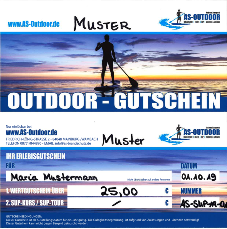 Gutschein ASOutdoor 25€ ASOutdoor