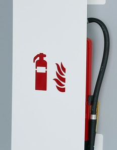 Designfeuerloescherkasten-weiss