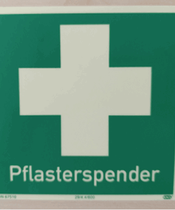 Schild: Pflasterspender